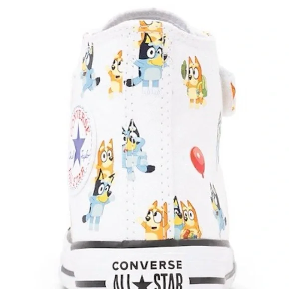 Converse Bluey Chuck Taylor All star easy-on High top Sneaker-little kids sz11 - Picture 6 of 7